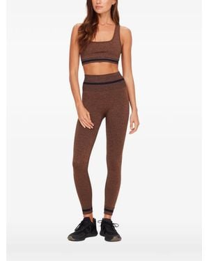 The Upside Marle Seamless Jade Sports Bra - Brown