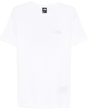 The North Face Boxed-Logo Short-Sleeved T-Shirt - White