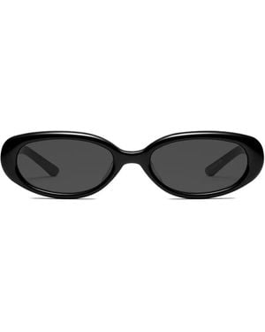 Maison Margiela X Gentle Monster Oval-Frame Sunglasses - Black