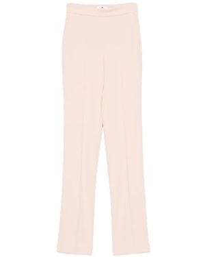 Elisabetta Franchi Lightweight Crêpe Fabric Pants - White