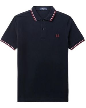 Fred Perry ポロシャツ - ブルー