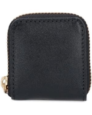 Comme des Garçons Zip-Around Leather Wallet - Black