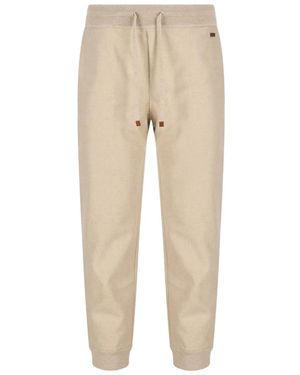 Tod's Drawstring Detail Track Pants - Natural
