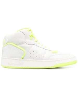 Saint Laurent Klassische High-Top-Sneakers - Weiß