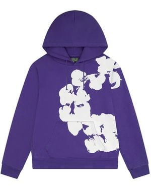 DENIM TEARS Big Cotton Wreath Hoodie - Purple