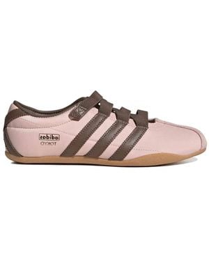 adidas Tokyo Mary Jane Touch-Strap Ballet Flats - Pink