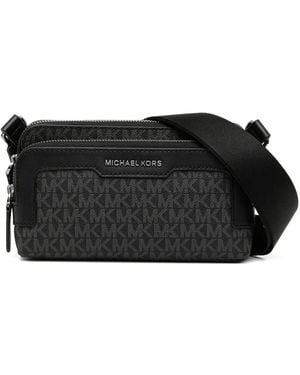 Michael Kors Hudson Logo Messengerbag - Black