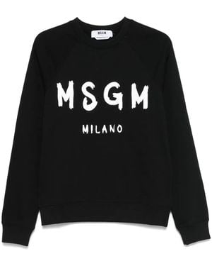 MSGM Logo Sweatshirt - Black