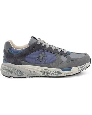 Premiata Mase 25 8021 Panelled Trainers - Blue
