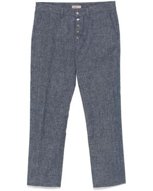 Herno Press-Stud Fastening Jeans - Blue