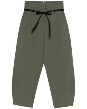 Barena Buttoned Belt Pants - Green