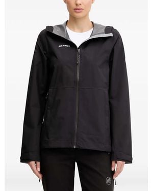 Mammut Linard Light Hs Zip-Up Hooded Jacket - Black