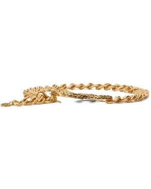 Roberto Cavalli Cinturón De Cadena Con Detalle De Serpiente - Blanco