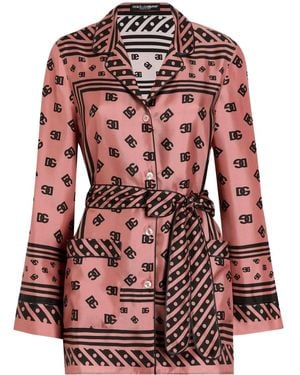 Dolce & Gabbana プリント シャツ - レッド