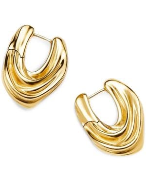 Missoma Draped Hoop Earrings - Metallic