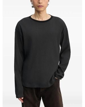 Another Aspect Ribbed-Knit Sweater - Black