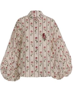 Agua Bendita Agar Mosqueta Blouse - Natural