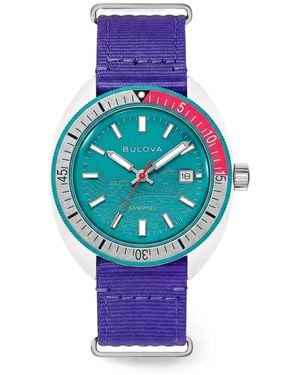 Bulova Snorkel 41Mm Watch - Blue