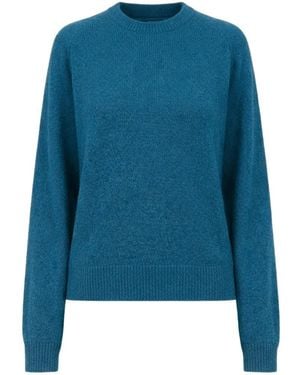 Frenckenberger Pullover Mit Rundhalsausschnitt - Blau