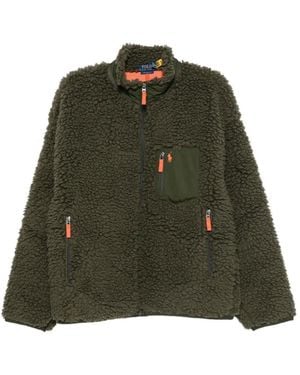 Polo Ralph Lauren Fleece-Texture Zip-Up Jacket - Green