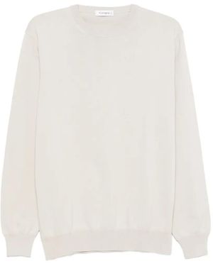 Kangra Crew-Neck Jumper - White