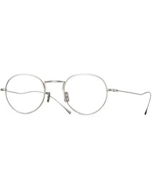 Eyevan 7285 Gafas 194 Con Montura Redonda - Blanco