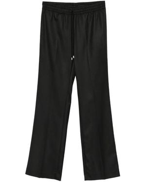 ERMANNO FIRENZE Drawstring-Waist Tailored Pants - Black