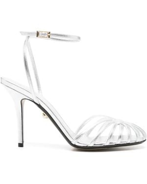 ALEVI Ankle-Strap Sandals - White