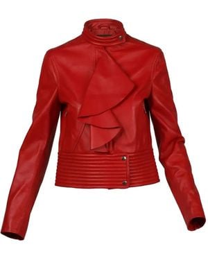 Valentino Garavani Ruffled Jacket - Red