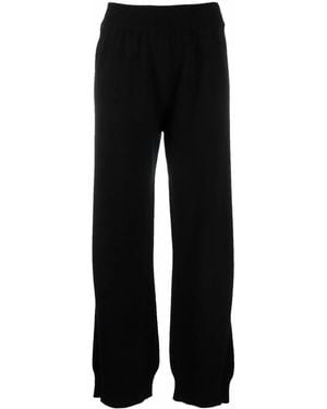 Barrie Tapered-Leg Cashmere Trousers - Black
