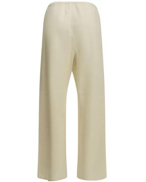 Almada Label Bea Elasticated-Waistband Pants - Natural
