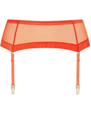 Maison Close Corps À Corps Neon Garter Belt - Orange