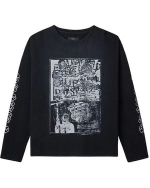 Purple Brand Graphic-Print T-Shirt - Black