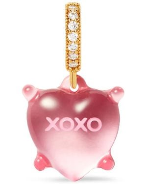Crystal Haze Jewelry Xoxo Necklace Pendant - Pink