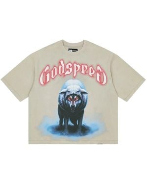 Godspeed W.I..C Ii Graphic-Print T-Shirt - Grey