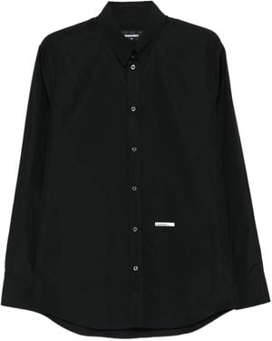 DSquared² ロゴ コットンシャツ - ブラック