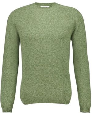 Boglioli Speckled Crew-Neck Sweater - Green