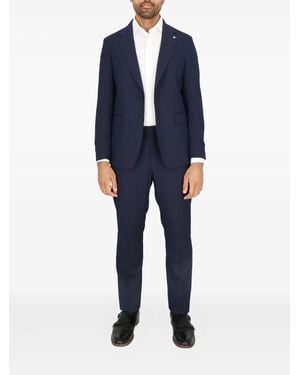 Scotch & Soda Pinstripe Suit - Blue