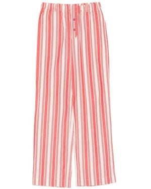 Stine Goya Gestreepte Broek Met Knopen - Roze