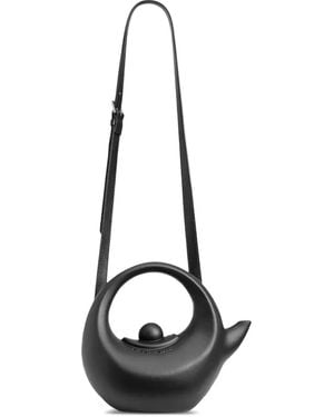 Feng Chen Wang Bolso de hombro con forma de tetera - Negro