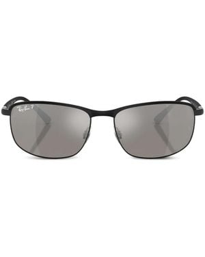 Ray-Ban Rimless Mirrored Sunglasses - Gray