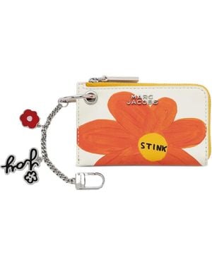 Marc Jacobs Charm para bolso con estampado floral - Naranja