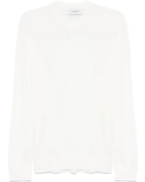 Laneus Crew Neck T-Shirt - White