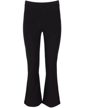 LA ROSE Flared Leggings - Black