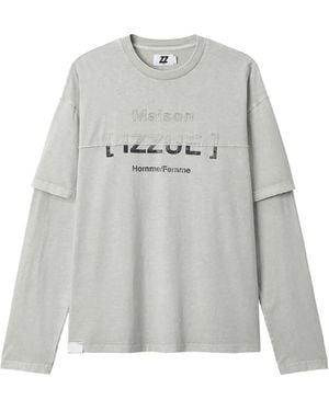 Izzue Long-Sleeve T-Shirt - Grey