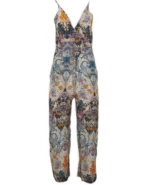 Maria Cher Besalu Agnes Printed Jumpsuit - White