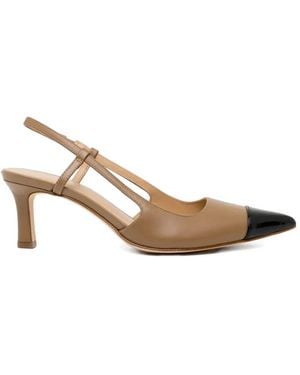 Michael Kors 6Mm Alora Sling Sandals - Natural
