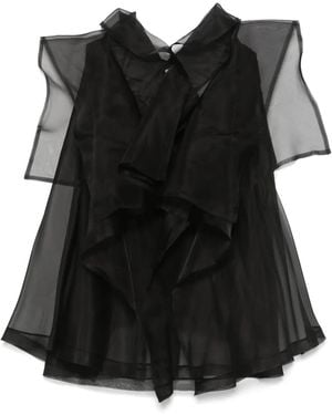 KHAITE Santana Blouse - Black