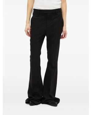 Ann Demeulemeester Striped Pants - Black