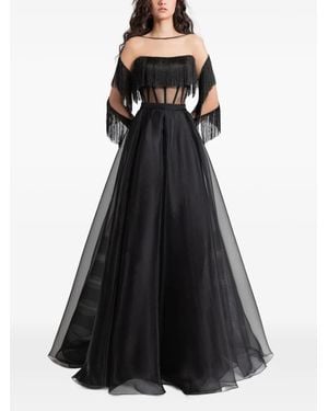 Gemy Maalouf High-Waisted Flared Skirt - Black